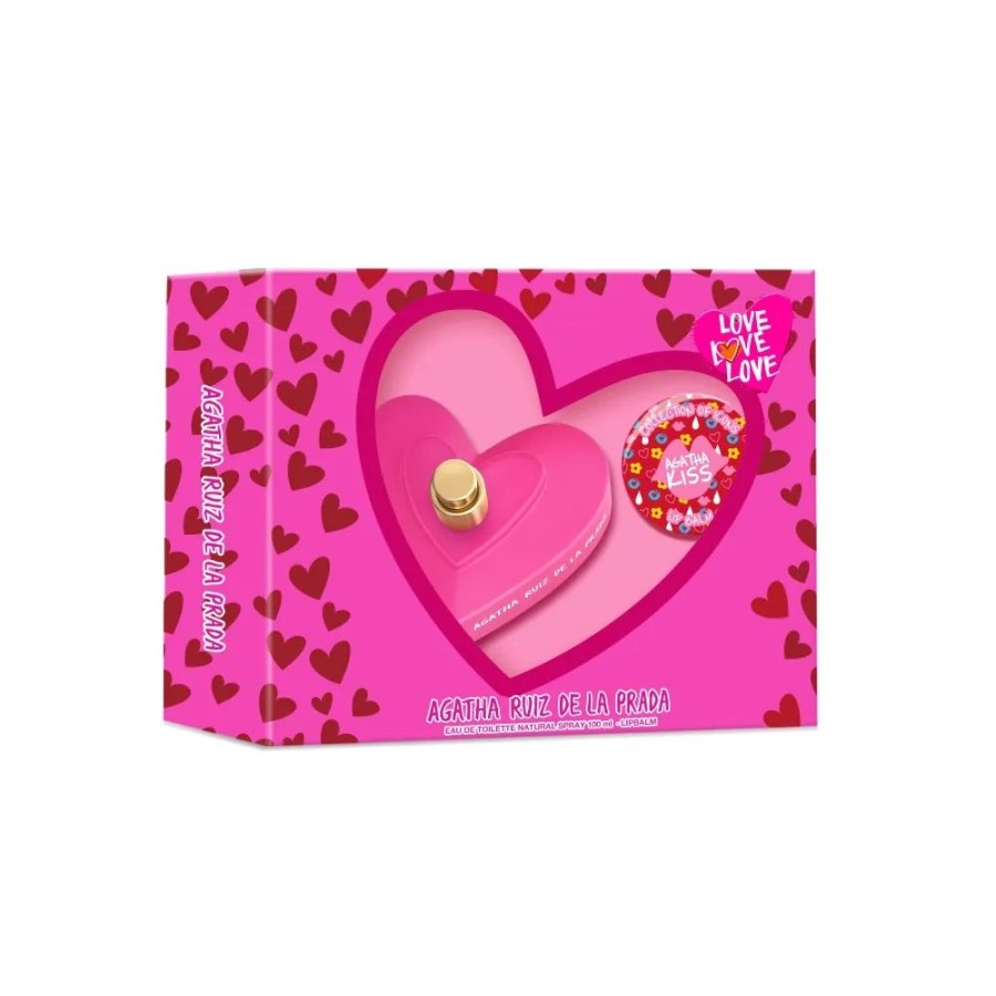 Perfumes Agatha Ruiz De La Prada | Agatha Ruiz De La Prada Love Love Love Edt 80 Ml+ Lip Balm