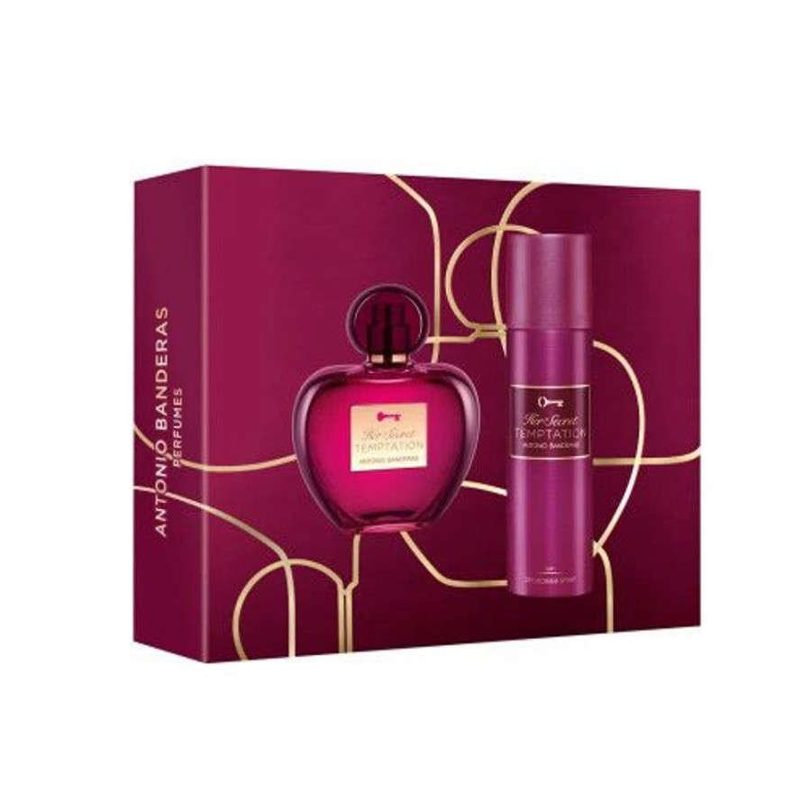 Perfumes Antonio Banderas | Set Her Secret Temptation Femme Edt 80 Ml + Desodorante