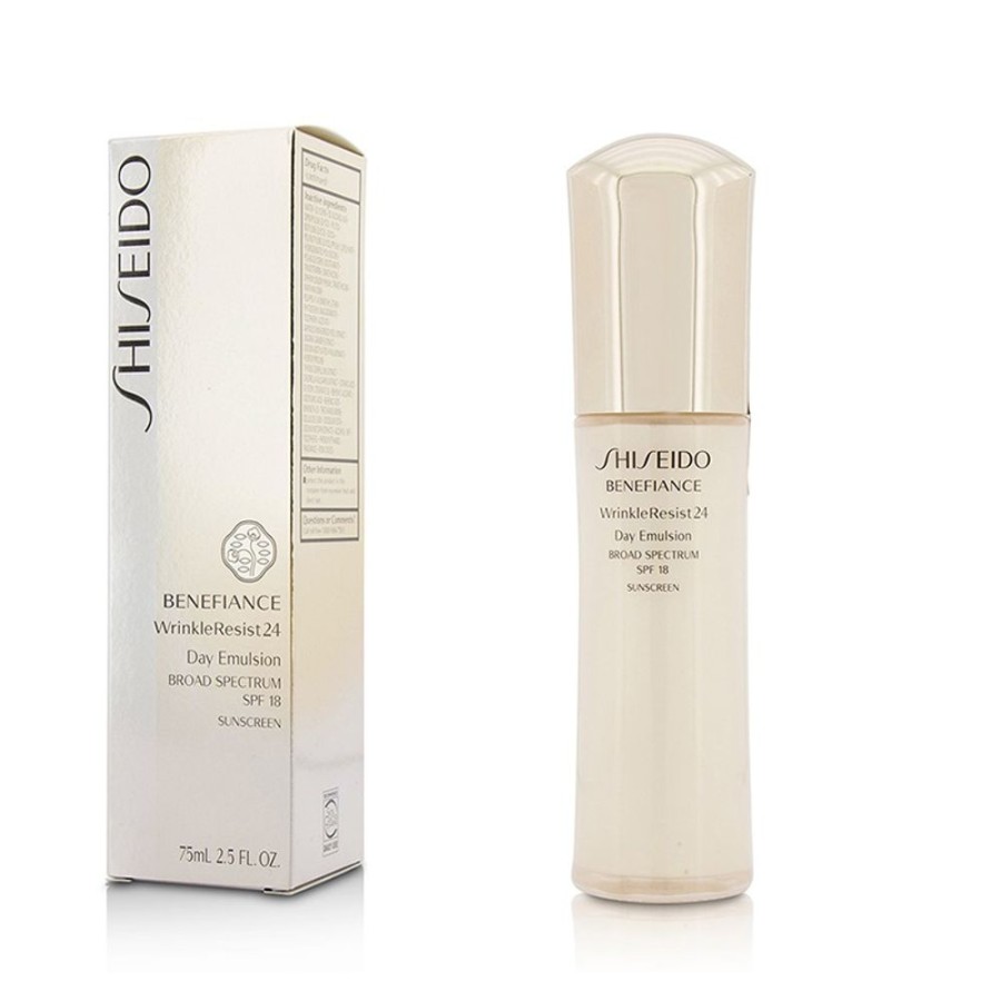 Cuidado De La Piel Shiseido | Shiseido Crema Anti-Arrugas Benefiance Day Emulsion Wrinkle Resist-25 Spf 18 75Ml