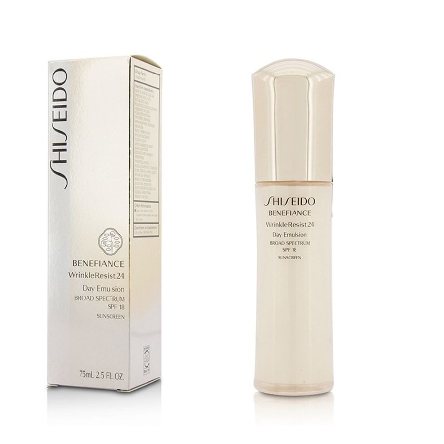 Cuidado De La Piel Shiseido | Shiseido Crema Anti-Arrugas Benefiance Day Emulsion Wrinkle Resist-25 Spf 18 75Ml